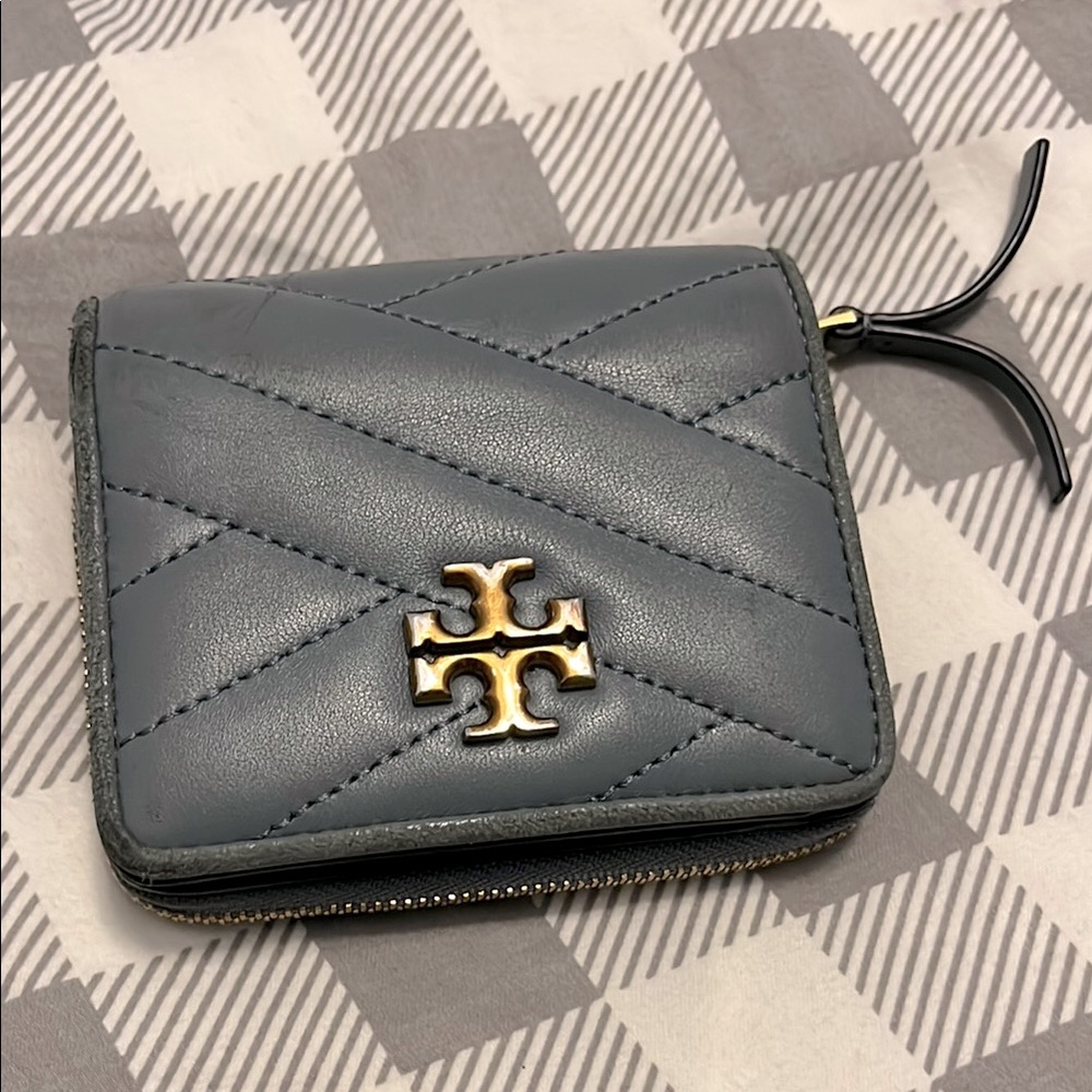 Tory Burch Kira Chevron bifold wallet.
